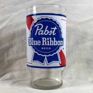 Pabst Blue Ribbon Vintage Glass